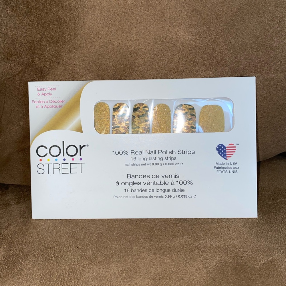 2/$16💅🏽Color Street “Glam-ouflage” Nail Strips - Picture 3 of 4